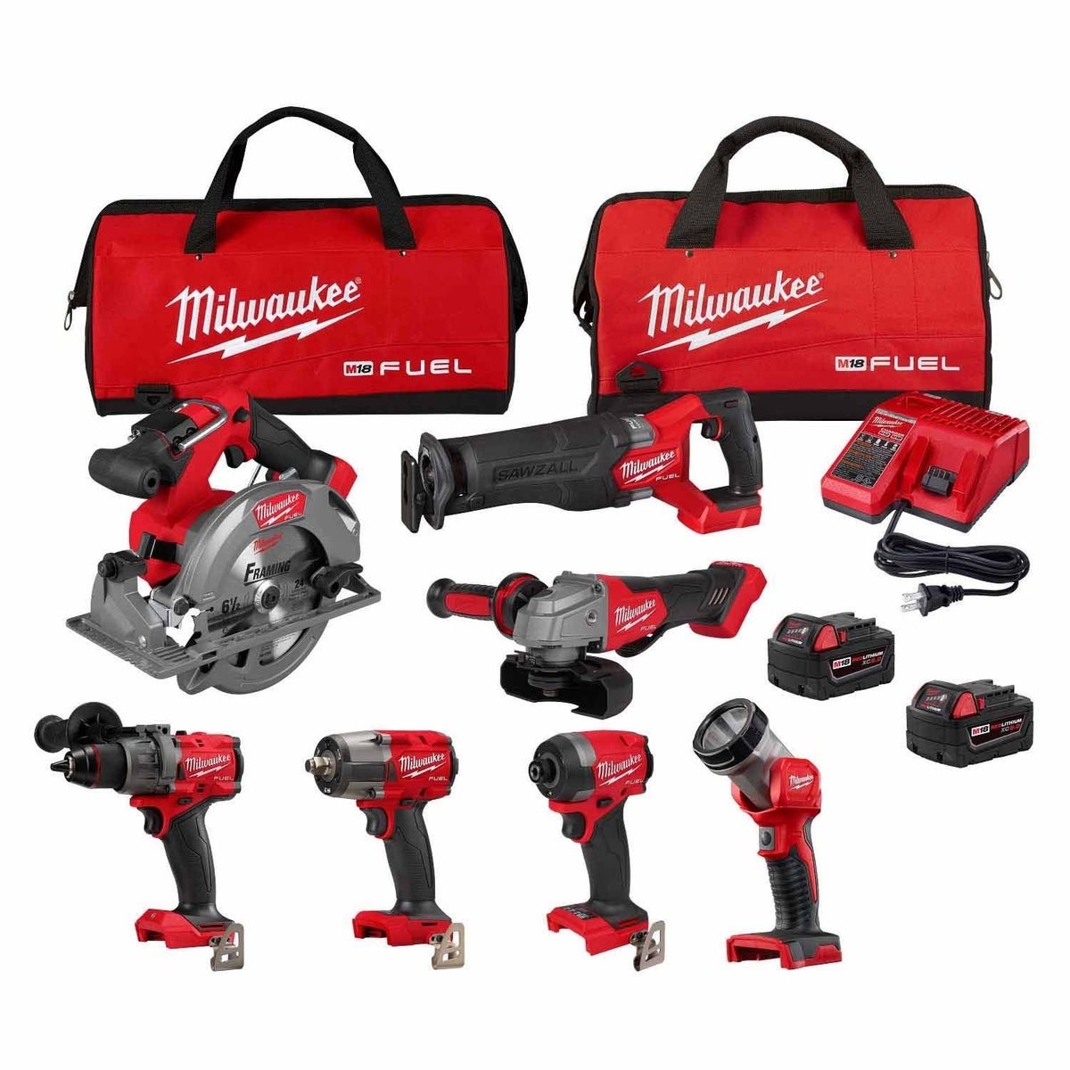 Milwaukee 3697-25 M18 FUEL
7-Tool Combo Kit
