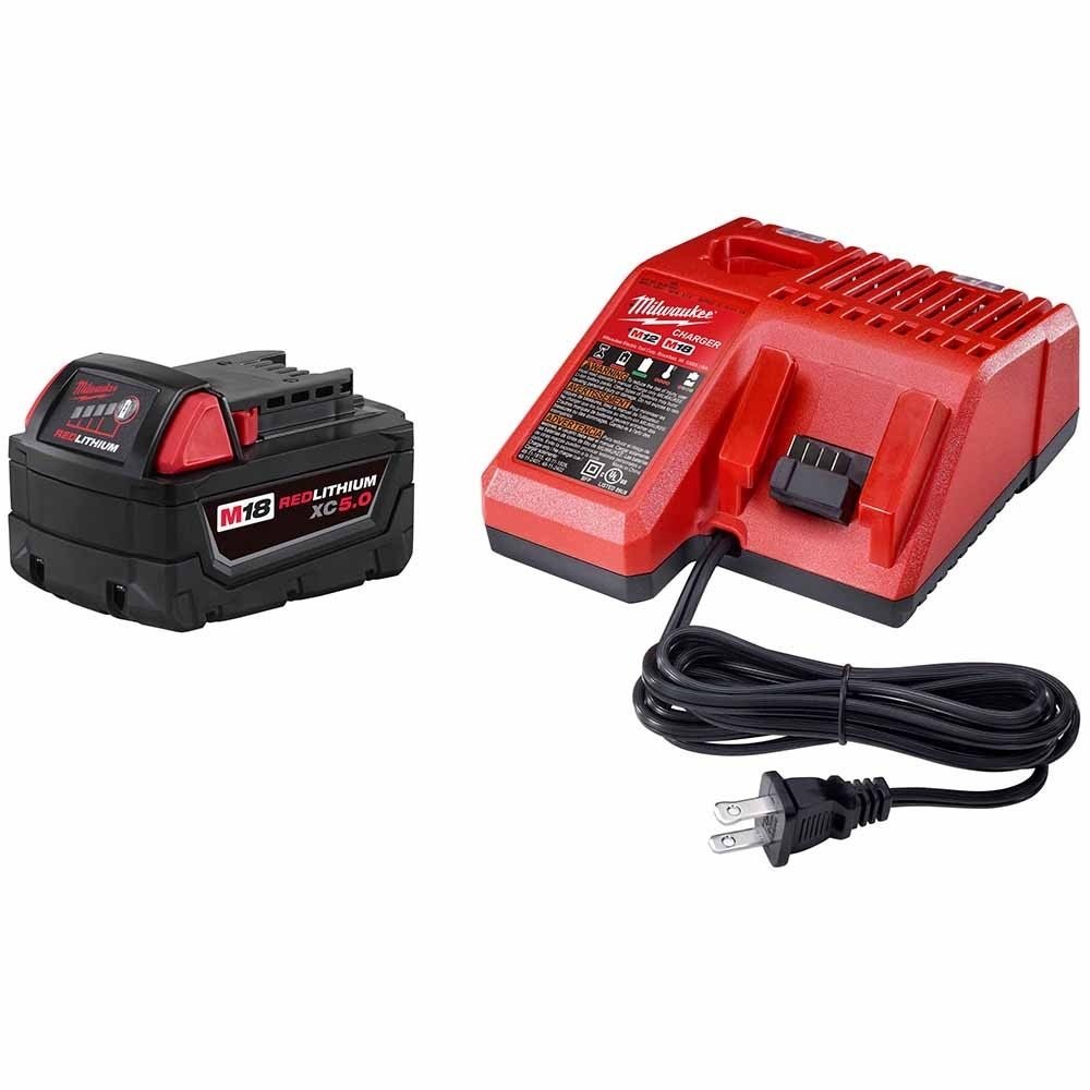 Milwaukee 48-59-1850 M18 REDLITHIUM XC 5.0 System Starter Kit - Image 2