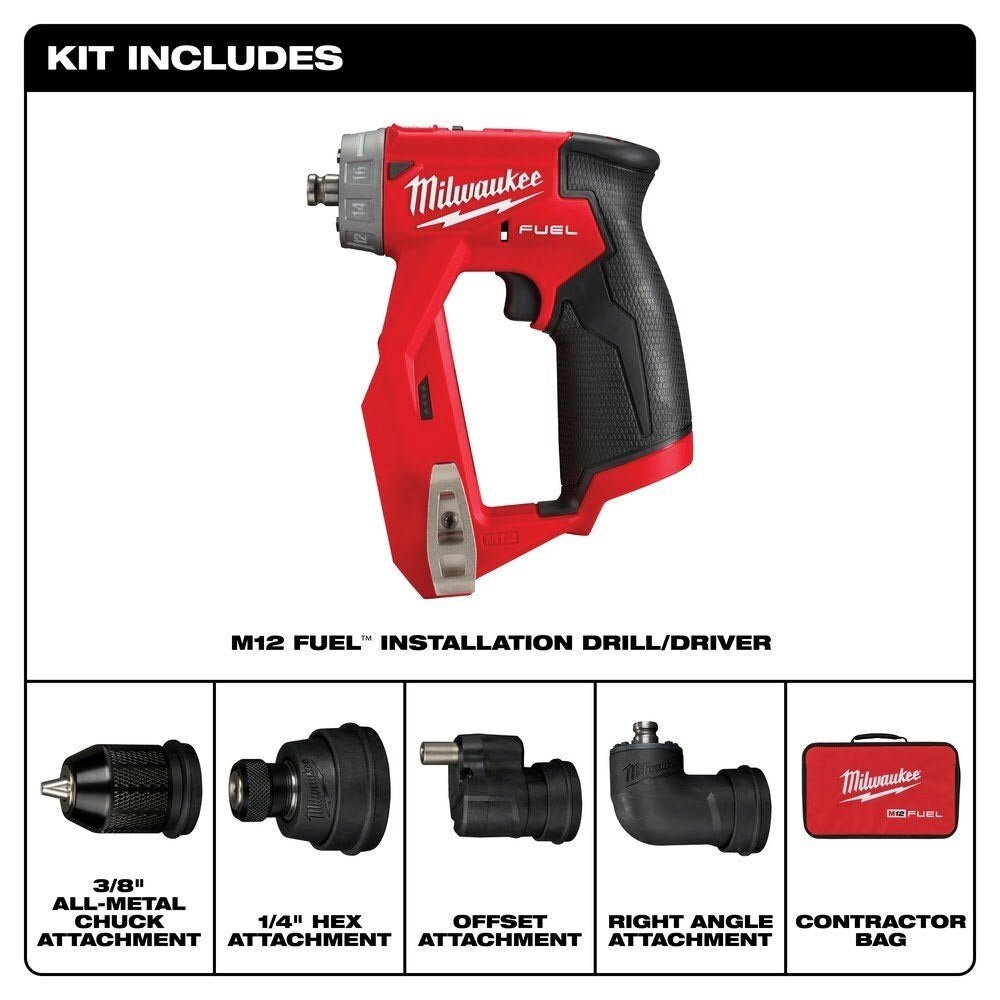 Milwaukee 2505-20 M12 FUEL Installation Drill/Driver (Tool-Only) - Image 2