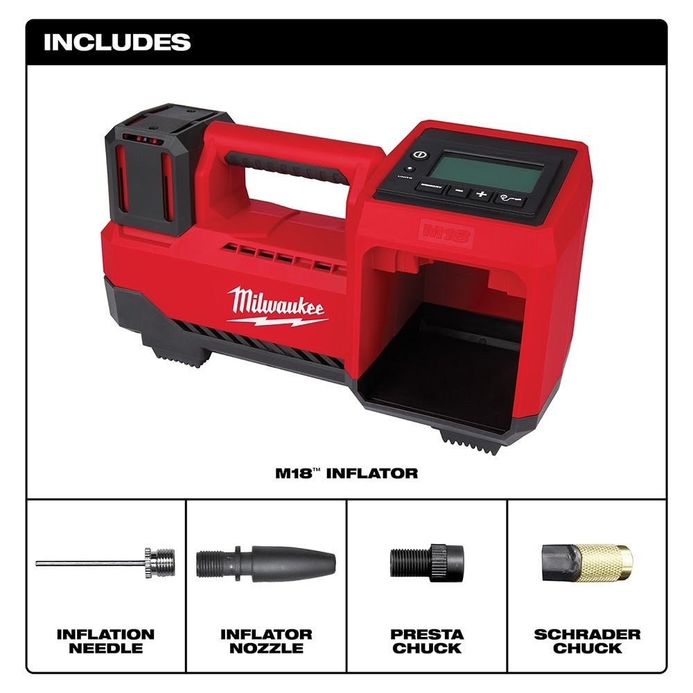 Milwaukee 2848-20 M18 Compact Tire Inflator, Tool Only - Image 2