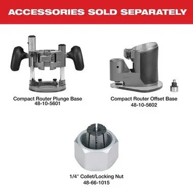 Milwaukee M18 FUEL Compact Router (Bare Tool) - Image 7