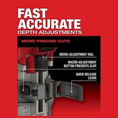 Milwaukee M18 FUEL Compact Router (Bare Tool) - Image 9