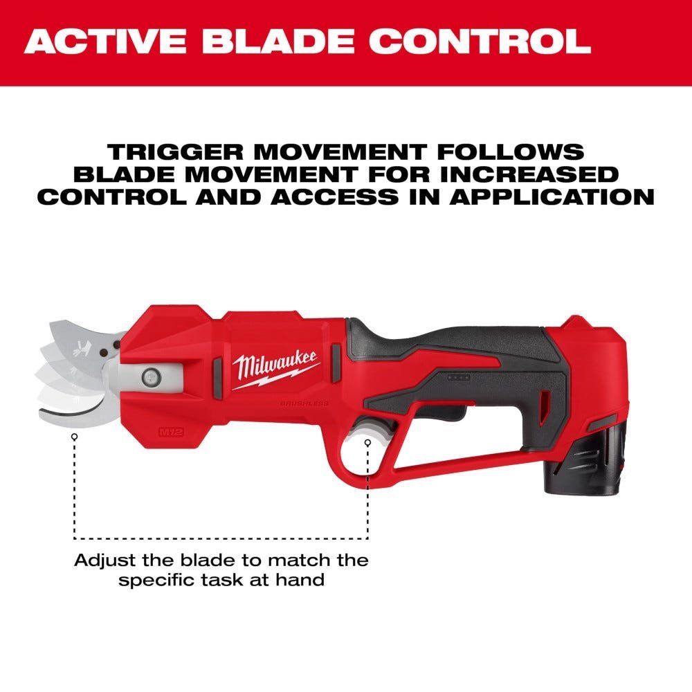 Milwaukee 2534-20 M12 Brushless Pruning Shears - Image 5