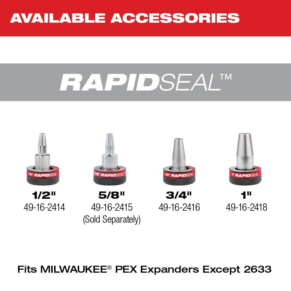 Milwaukee 2532-20 M12 FUEL ProPEX Expander with 1/2-1-Inch RAPID SEAL ProPEX Expander Head, Tool Only - Image 8