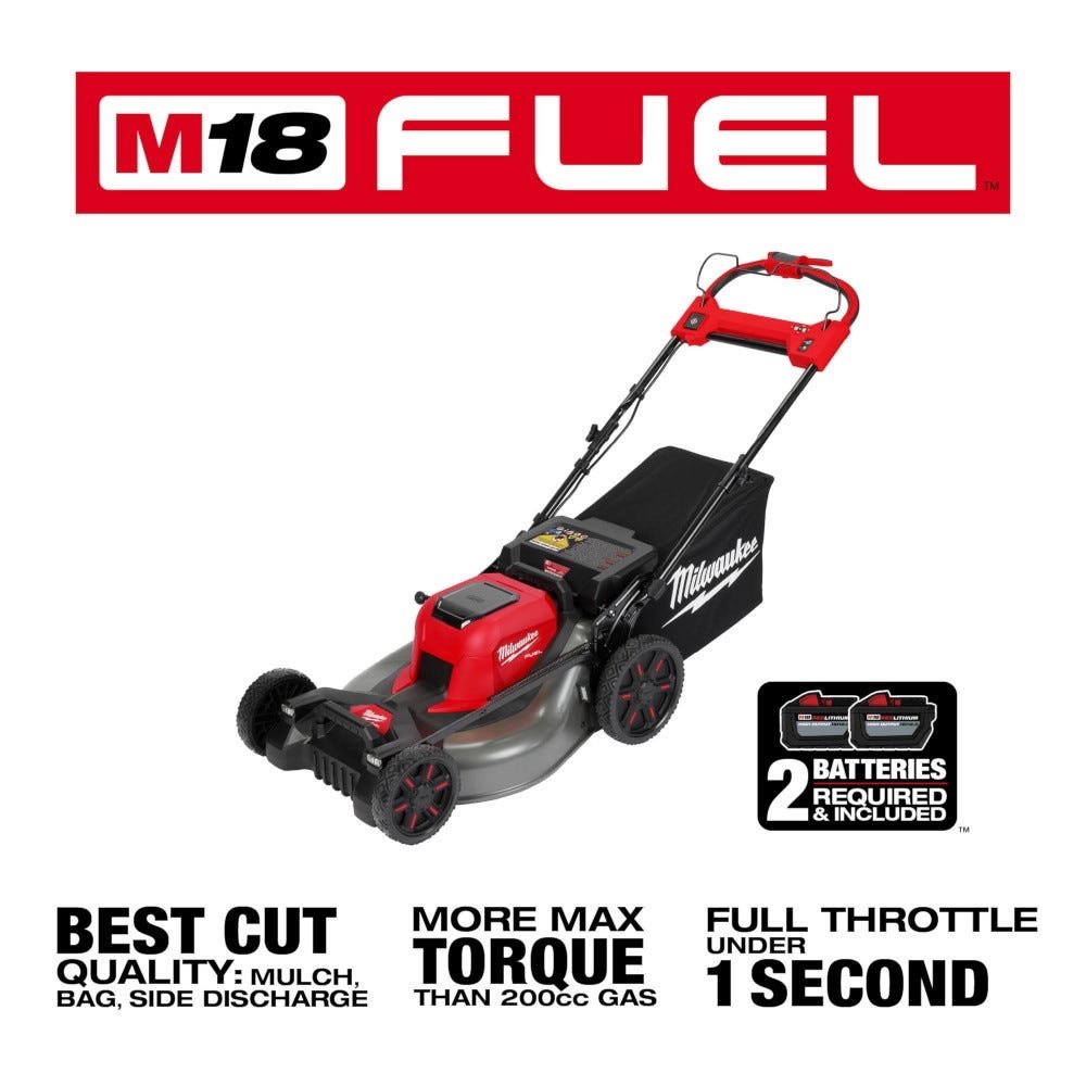 Milwaukee 2823-22HD M18 FUEL 21-in Self-Propelled Dual Battery Mower - Image 3